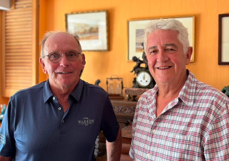 Dawlish historians Jimmy Hill and David Force