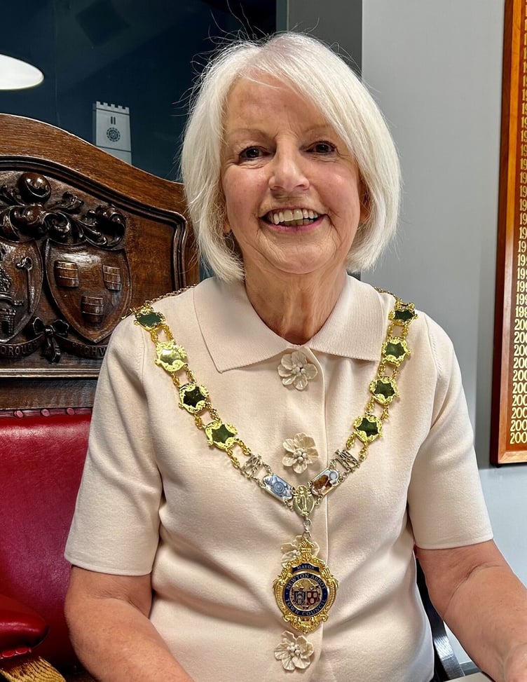 Mayor of Newton Abbot Cllr Louise Cooke. Photo Newton Abbot Town Council