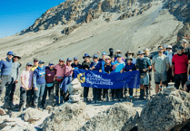 Seven-day trek ends in summit success for Rowcroft Hospice team