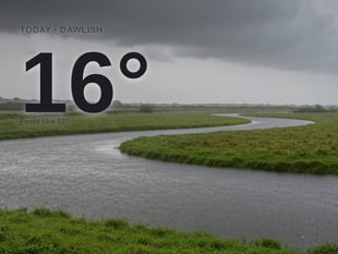 Dawlish: heavy rain, high of 15°C on Saturday