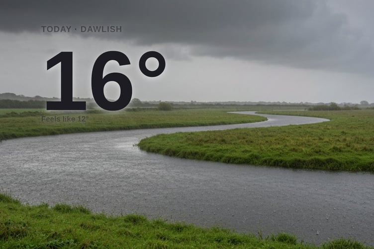 Dawlish weather: heavy rain Saturday with rain expected and a high of 15°C