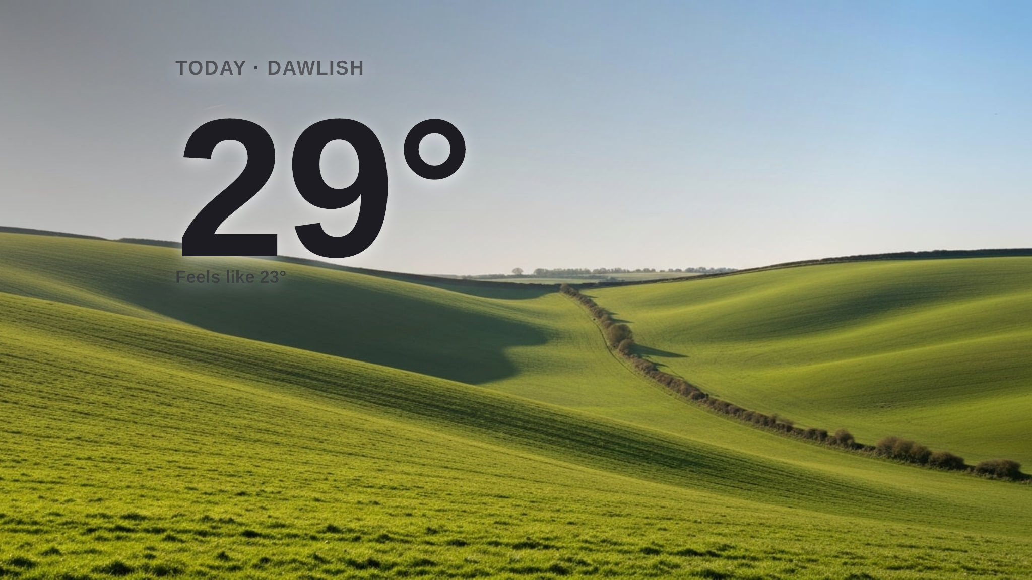 Sunny skies for Dawlish today - here's what to expect