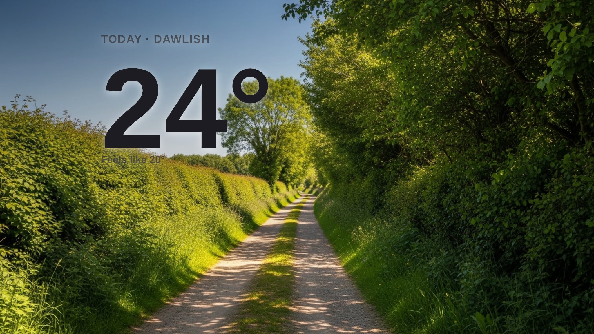 Sunny skies for Dawlish today - here's what to expect