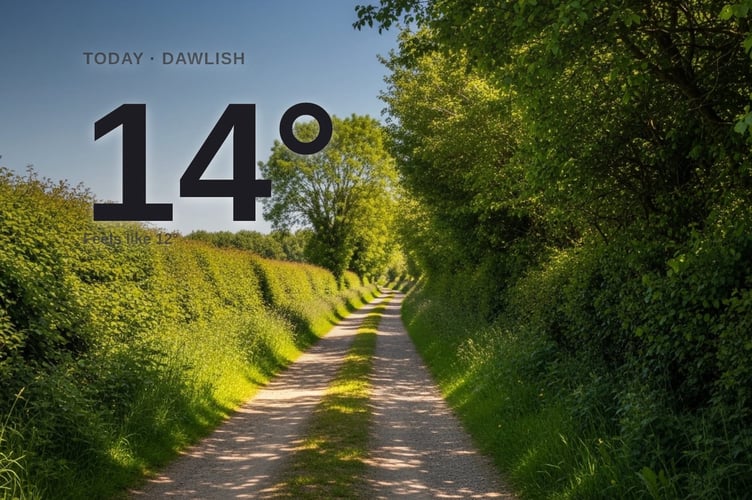 Dawlish weather: sunny Saturday with little chance of rain and a high of 14°C