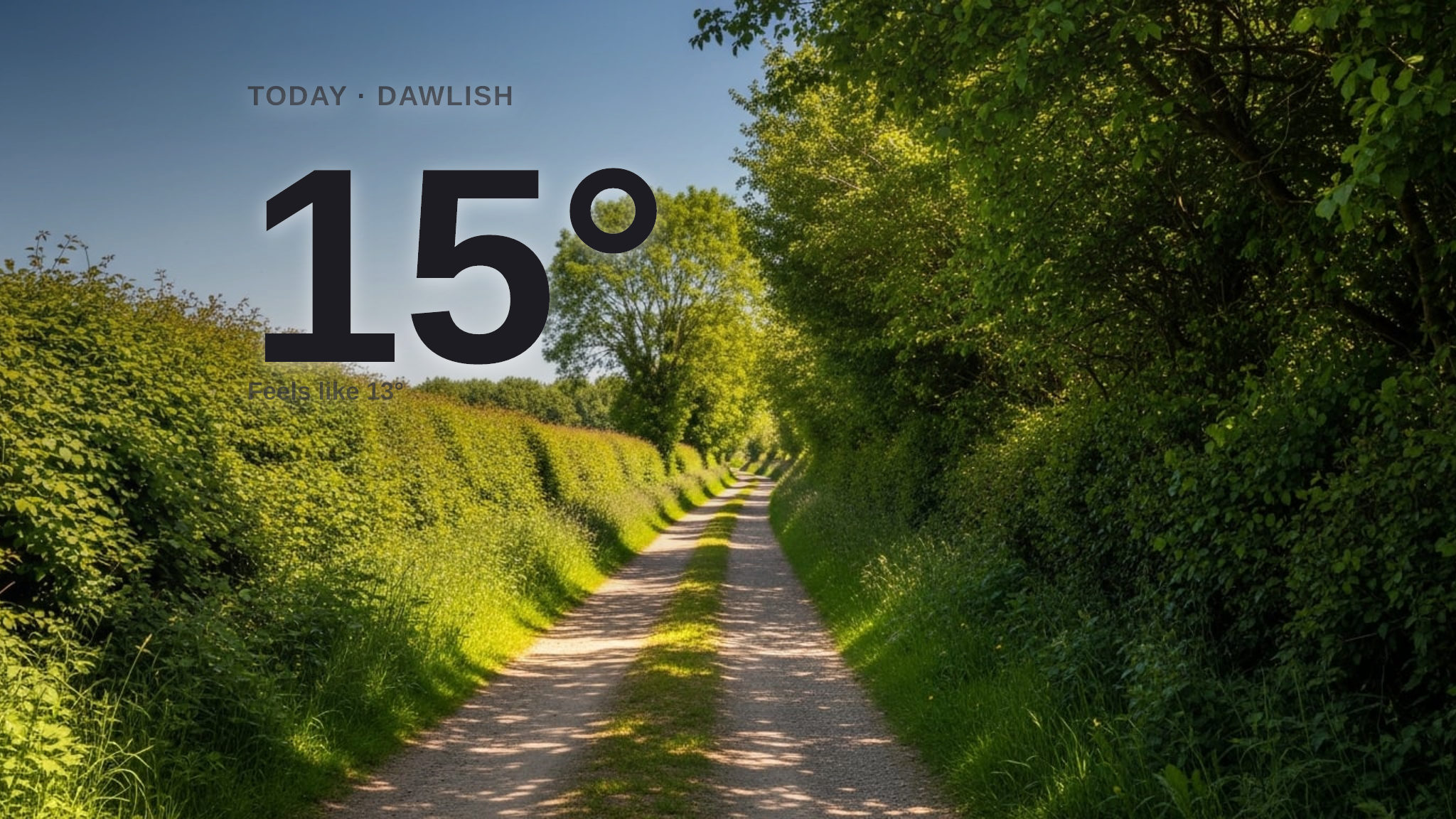 Sunshine and warmth for Dawlish today - here's what to expect