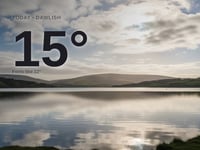 Dawlish: partly cloudy day, high of 15°C